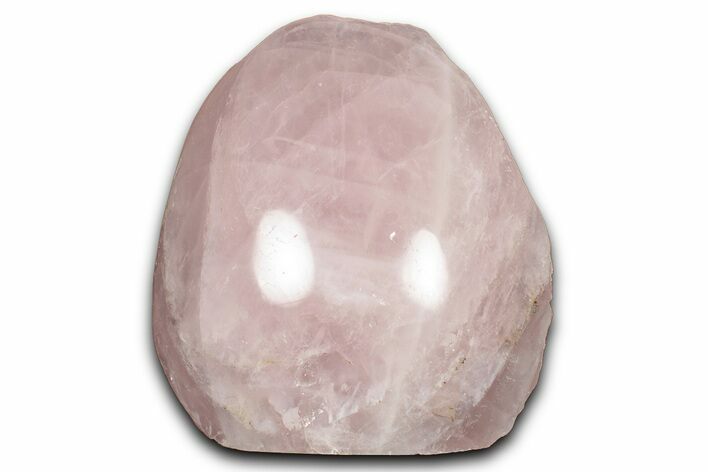 Free-Standing, Polished Rose Quartz - Single Side Polished #341802